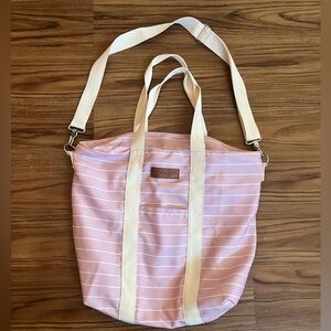 Kindred Bravely Pink Striped Tote Bag